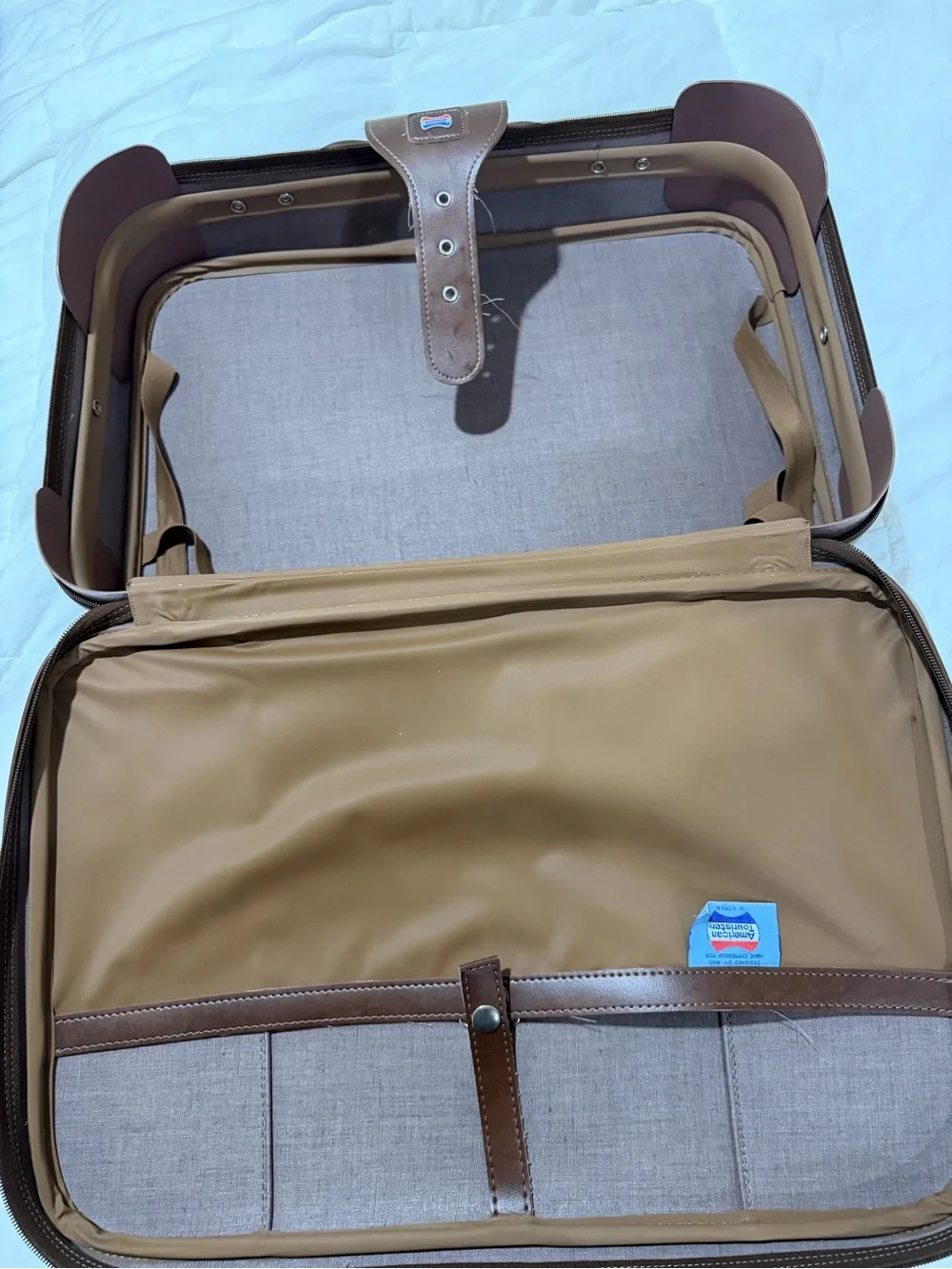 Vintage Brown Leather Briefcase - Classic Men's Work Bag